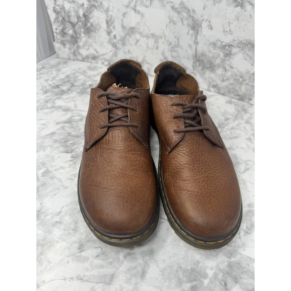 Dr Martens‎ Elsfield Brown Leather Oxford Shoes Mens 12 SoftWair Insole 22631220
